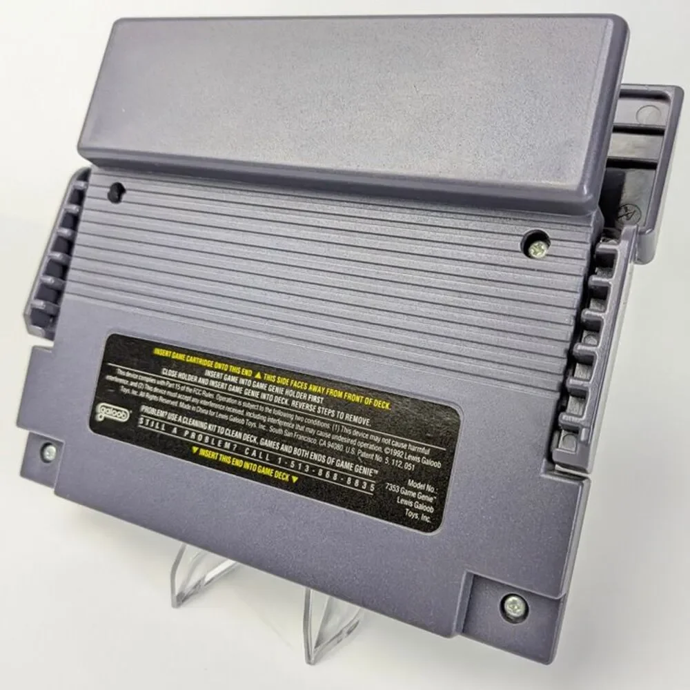 Game Genie Video Game Enhancer for the Super Nintendo - Authentic and Tested